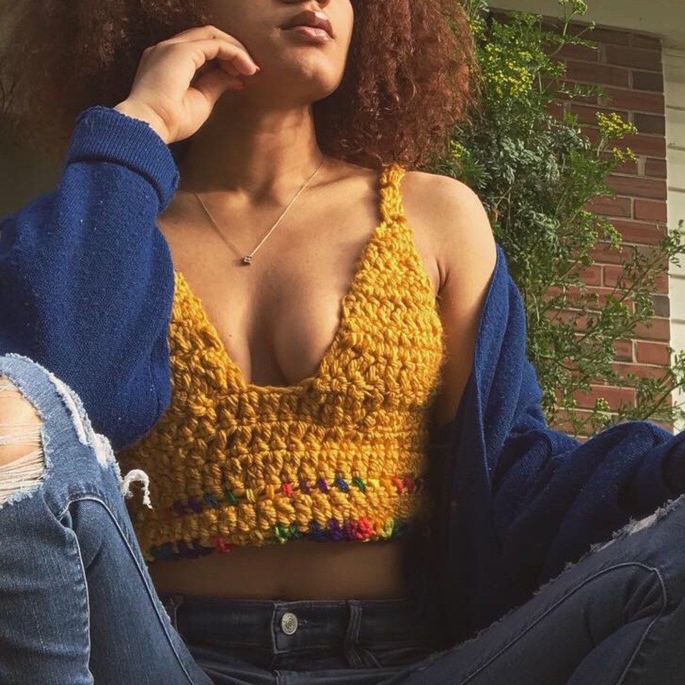 Crochet crop top